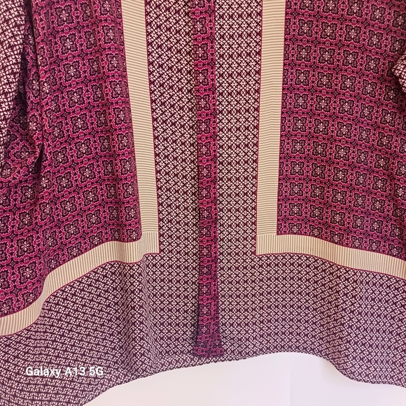 NYDJ Women's Long Sleeve Button Front Tunic Top Plus Size 2X - Picture 4 of 10